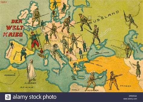 World War One Combatants Map Of Europe Drdkga The History Drthe