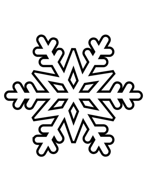 Free Printable Snowflake Patterns Large And Small Snowflakes