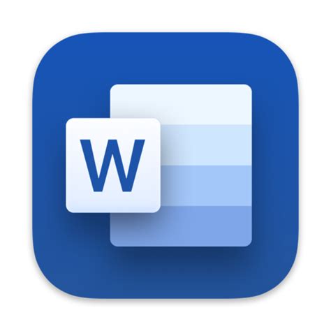 Microsoft Word Alt Macos Bigsur Free Icon Icon