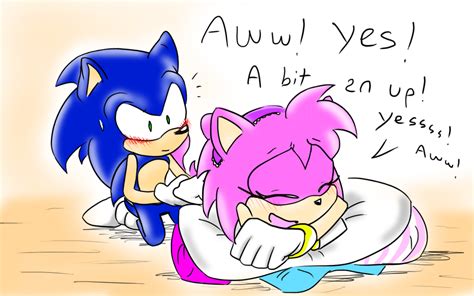 Sonic And Amy The Massage By Janie7the7tigress On Deviantart Sonic