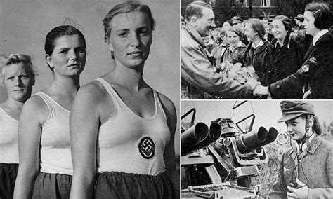The Girls As Babe As Who Fought For Hitler Daily Mail Online