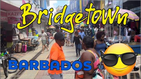 bridgetown walking tour ☀️🇧🇧 4k city walk barbados youtube