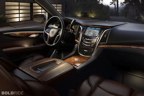2015 Cadillac Escalade Suv Luxury Interior Wallpapers Hd Desktop