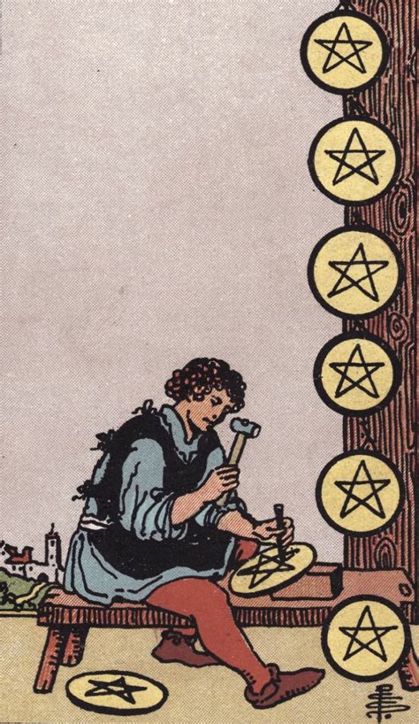 There are two positions to take with this card: Rider Waite Smith Five of Pentacles Tarot Card Meaning in ...