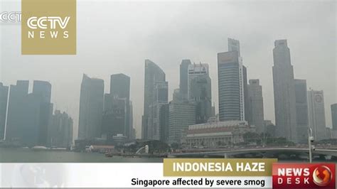 Singapore Affected By Severe Smog Youtube