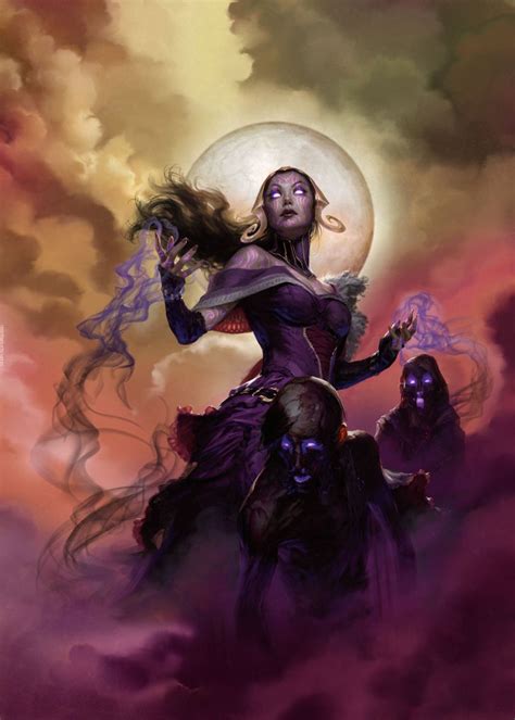 Liliana Poster Picture Metal Print Paint By Magic The Gathering