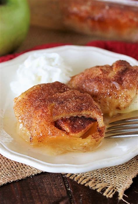 crescent roll apple dumplings the kitchen is my playground