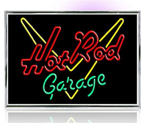 Hot Rod Garage Retro Neon Sign Lawton Imports