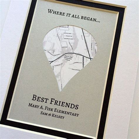 And most of all, never let them forget that. Where It All Began Unique Map Gifts for Friends Gift For ...