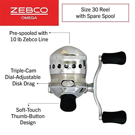 Zebco ZO3,10,BX3 Omega Z03 Spincast Reel, One Size