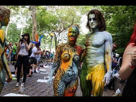 Top World Body Painting Festival Times Square Body New York Amazing
