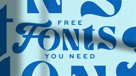 3 Free Fonts For Commercial Use Download Now Youtube