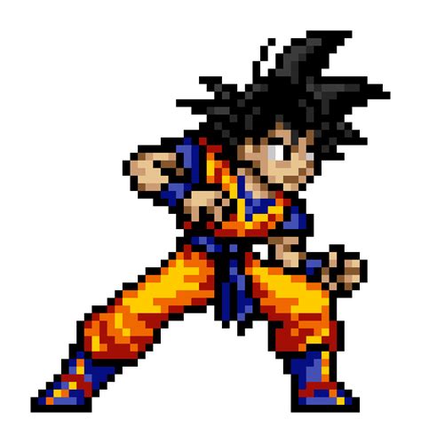 Goku Pixel Art Maker
