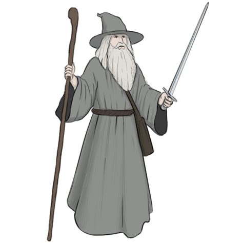 How To Draw A Wizard For Kids Easy Drawing Tutorial
