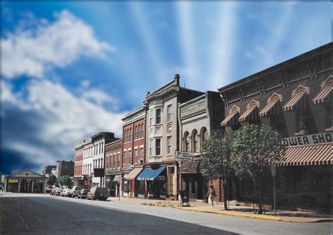 Wheeling West Virginia Historical Downtown Vintage Photo A Photo