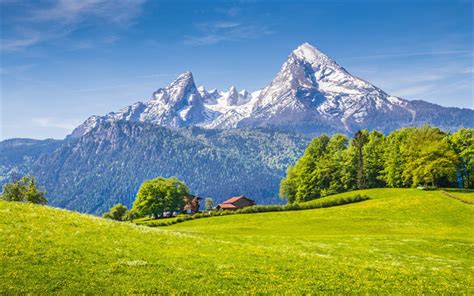 Download Wallpapers Berchtesgaden Alps 4k Mountains Summer Alps