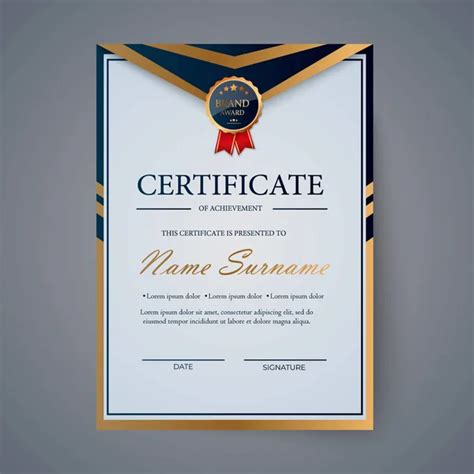 Certificate Of Appreciation Award Diploma Design Template Certificate