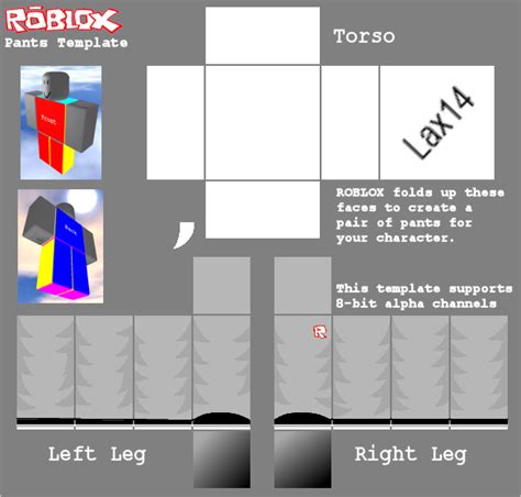 Pants Template Roblox Transparent File Png Play