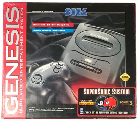Sega Genesis Ii Super Sonic System Complete In Box For Sale Dkoldies