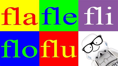 Aprender a Leer Sílabas fla fle fli flo flu Las Letras f l Canal Block YouTube