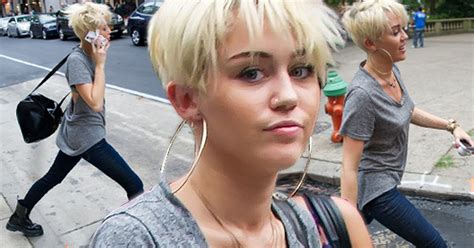 Miley Cyrus S Nipples Visible Under Top As She Adopts Odd New Lunge
