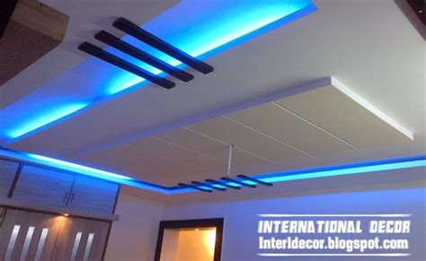 Hall false ceiling at rs 95/square feet false ceiling id: false-ceiling-pop-design-plasterboard-LED-lighting-blue ...