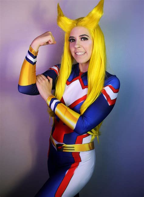 My Hero Academia Cosplay Femenino De All Might Convierte Al Poderoso