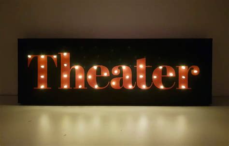 Theater Room Decor Personalized Theater Sign Home Theater Etsy