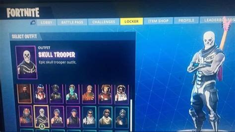 Sellingtrading Fortnite Account With Skull Trooper Ghoul Trooper And
