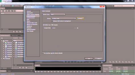 Adobe Audition Cc Tutorial Setting Up Recording Hardware Youtube