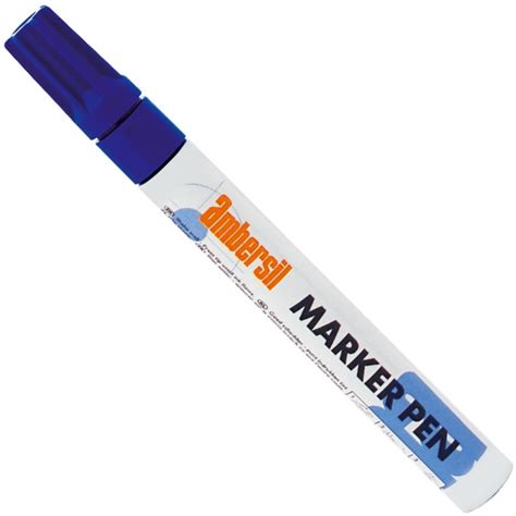 Ambersil 20368 Aa Blue Paint Marker Pen Pack 12 From Lawson His