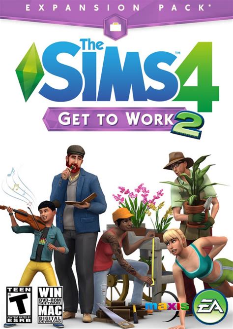 New Expansion Pack The Sims 4 Get To Work 2 Box Art Info Exclusive
