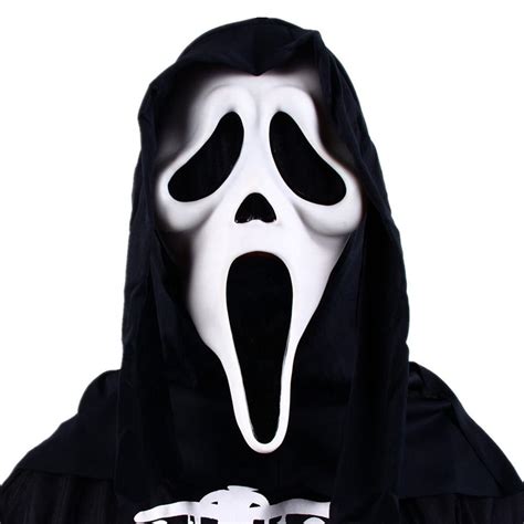 Dropshipping Scream Mask Scary Halloween Horror Movie Cosplay Costume