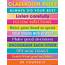 Colorful Vibes Classroom Rules Chart  TCR7937 Teacher Created Resources