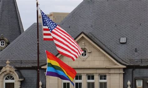 u s embassies hoist rainbow flags in defiance of rejected requests from trump admin meaws