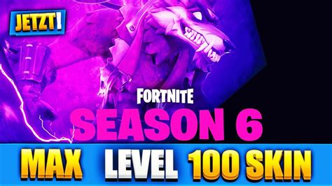 Season 6 Level 100 Skin Auf Maximales Level Spielen Teil 1 Fortnite Battle Royale Youtube