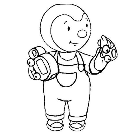 Coloriage Tchoupi à imprimer (et aussi Lalou, Pilou, Doudou...)