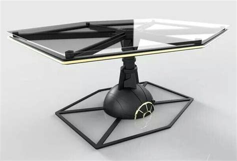 Star wars epoxy resin coffee table. Tie fighter coffee table. Oh my good I need this! | Star ...