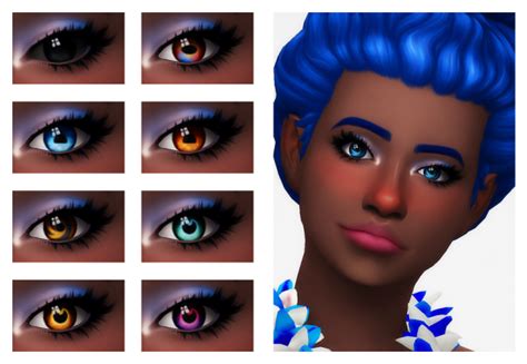 Ясные русалочьи глаза Clarity Mermaid Eyes для The Sims 4