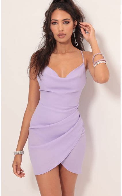 Party Dresses Love Lies Chiffon Dress In Lavender Homecoming