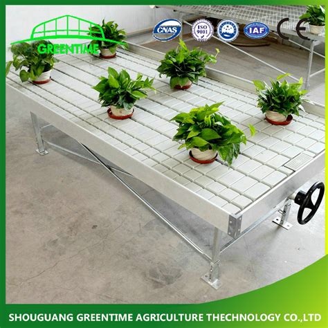 Plant Growth Abs White Plastic Flood Tray Agricultural Greenhouse