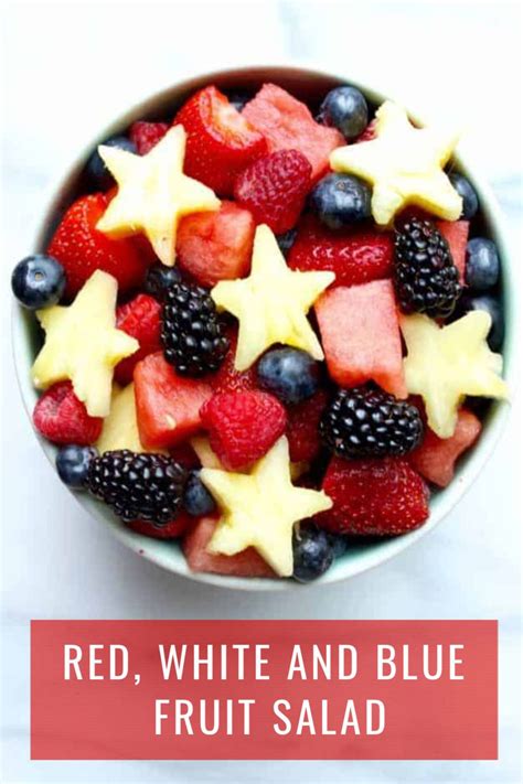 Patriotic Red White And Blue Fruit Salad Off The Eaten Path