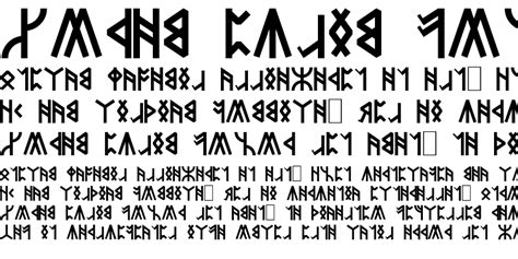 Dwarven Runes Font Download For Free View Sample Text Rating And
