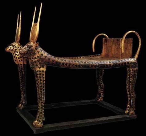 Funerary Bed From The Tomb Of Tutankhamun Egyptian Museum Cairo