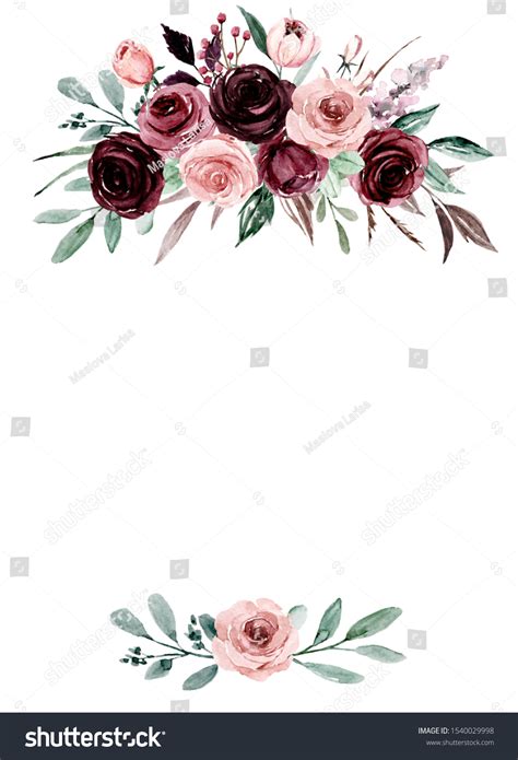 33255 Burgundy Pink Floral Images Stock Photos And Vectors Shutterstock