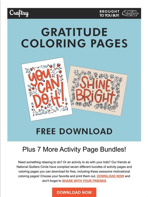 Craftsy Free Coloring Page Bundle Milled