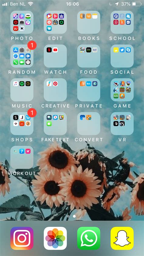 Aesthetic Iphone Home Screen Layout Ios 14 2021