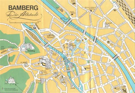 Map of bamberg area hotels: Mapas de Bamberg | Guía de viaje de Alemania