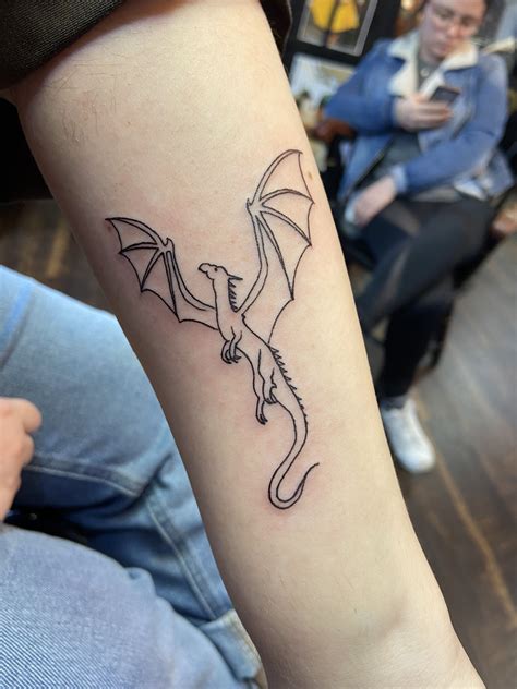 Pretty Dragon Tattoo