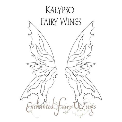 Pdf Download Pattern And Tutorial For Fairy Wings Kalypso Etsy